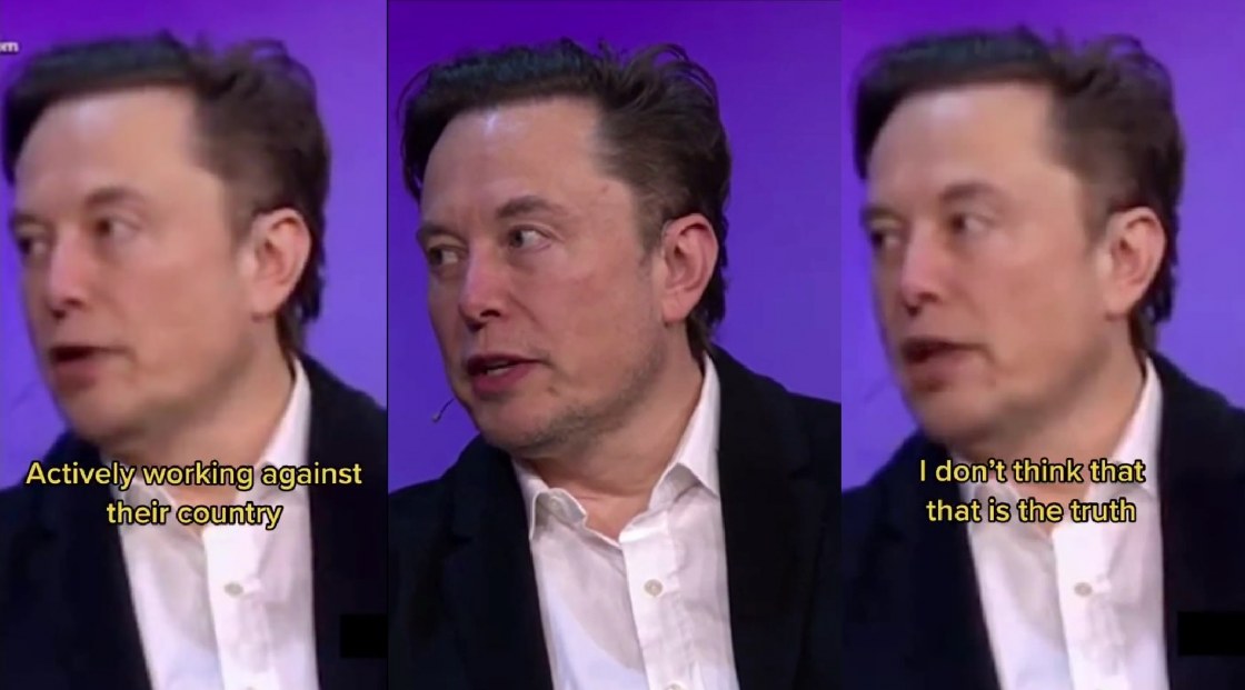 Elon origineel en gemanipuleerd