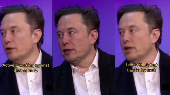 Elon origineel en gemanipuleerd