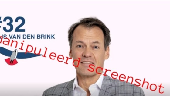 tijs van den brink pvv fake