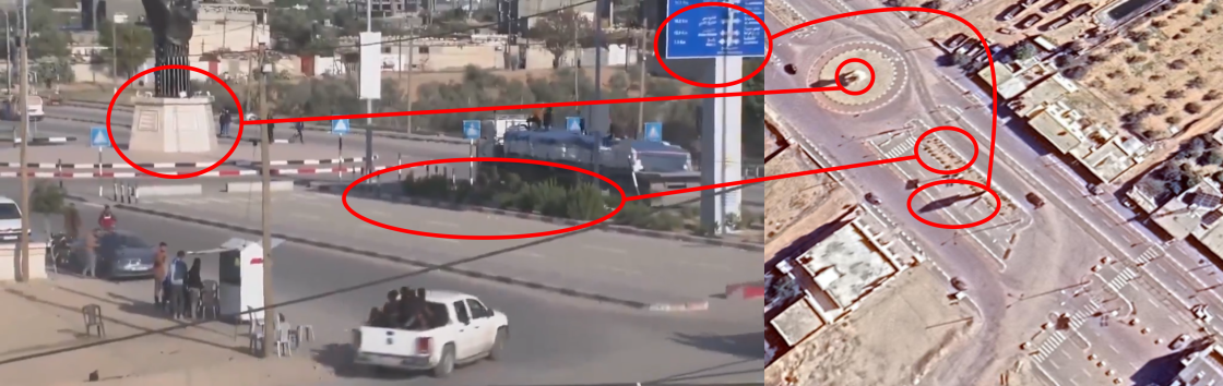 Vergelijking beelden Rafah