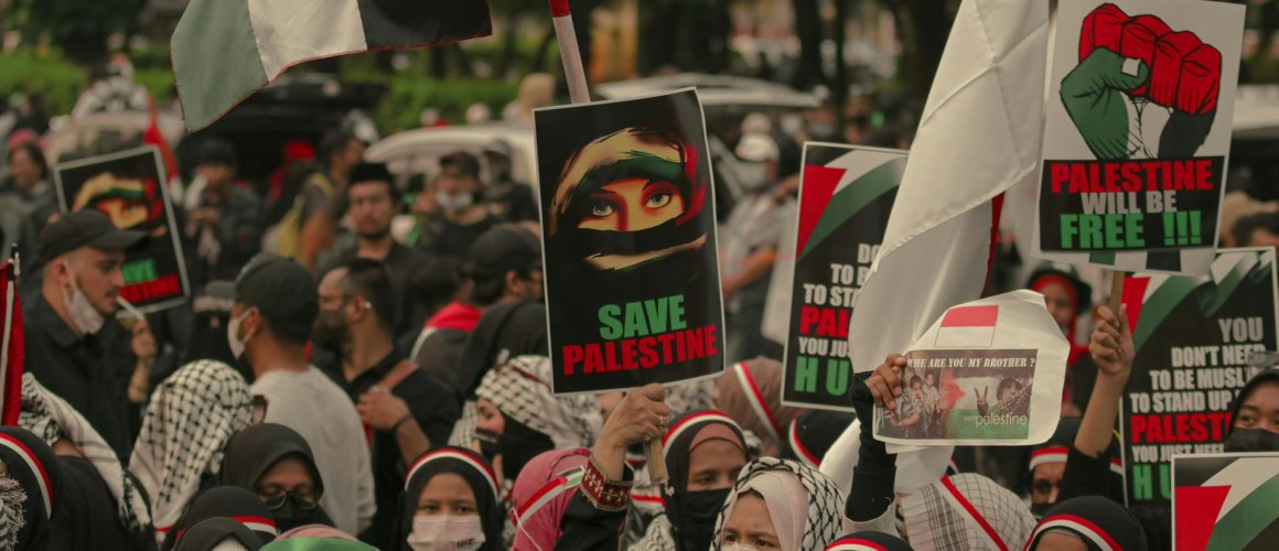 Pro-Palestijnse betoging