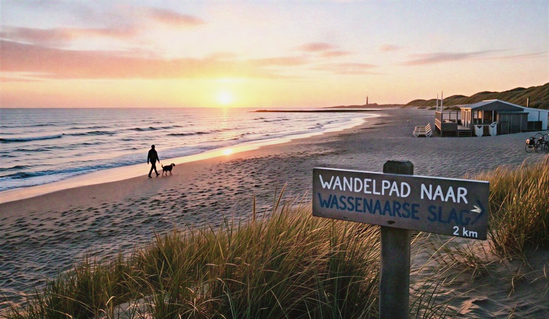 Strandfoto gegenereerd met Googles Gemini